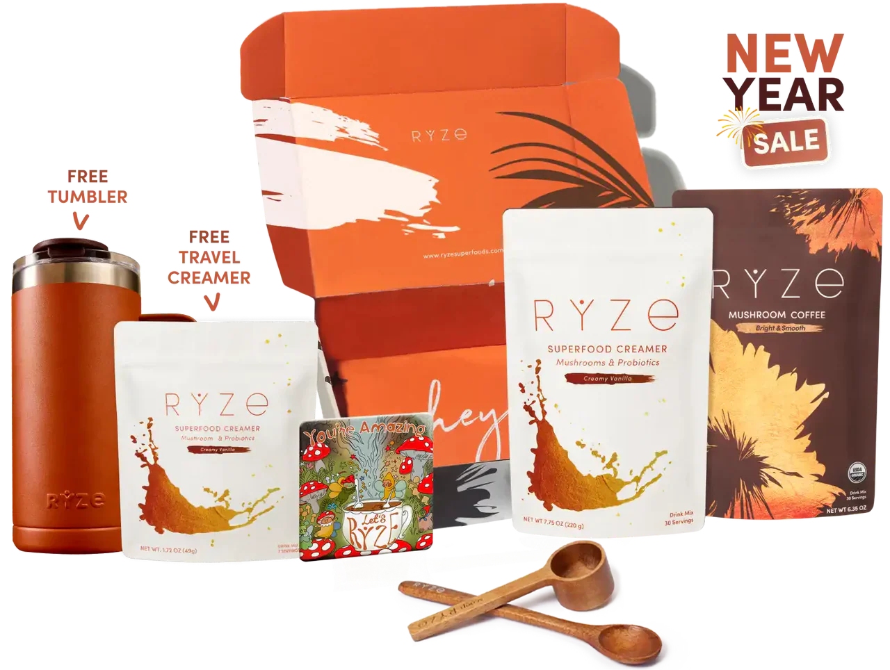 RYZE n Shine Bundle (Coffee + Creamer) Plus M216